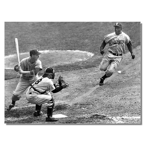 jackie robinson stealing home 1955 bfried7 Flickr