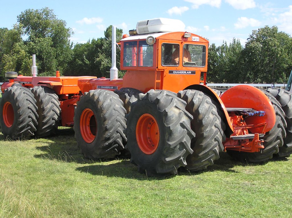 Old Machinery Naracoorte 020 Home made tandem tractor with… Flickr