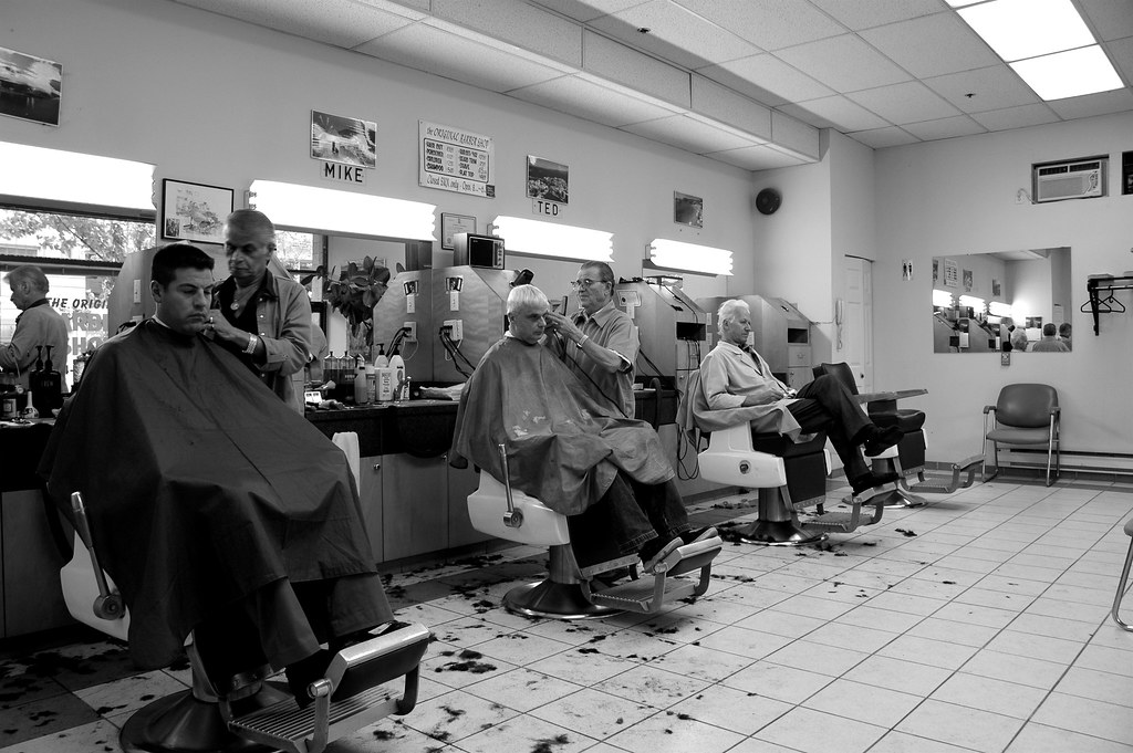 Barber Shop 'Barber Shop' On Black Kevin Cawley Flickr