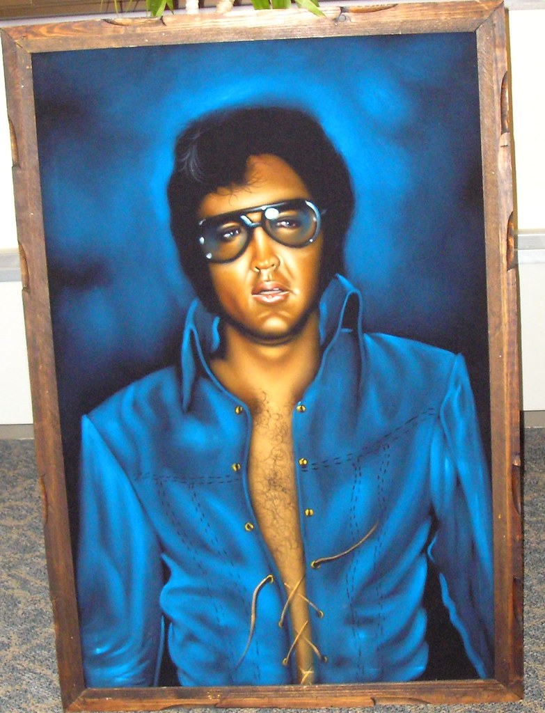 Velvet Elvis This is what passes for art at work. You are … Flickr