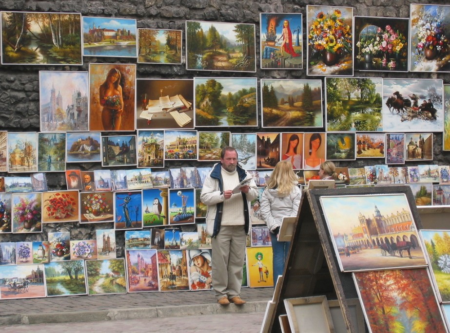Art vendors everywhere, Krakow Art vendors everywhere Flickr