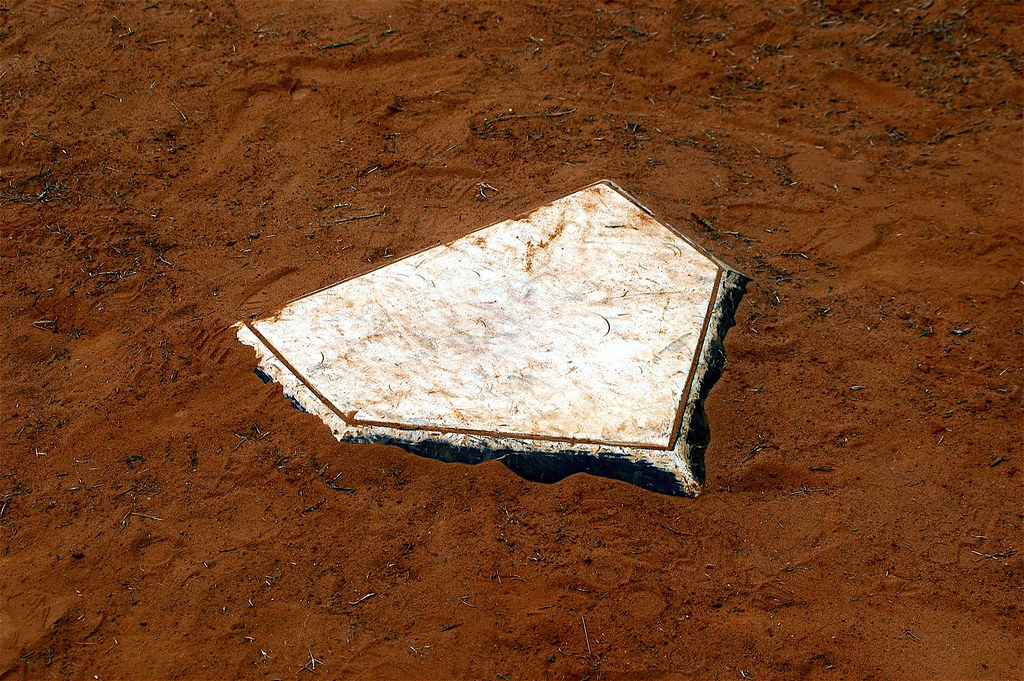 Home Plate This home plate adorns a field in northwest Har… Flickr