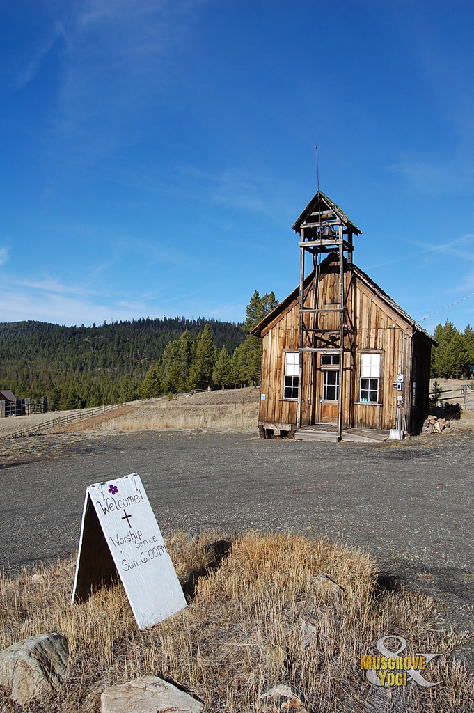 Granite, Oregon Church The former ghost town of Granite, O… Flickr