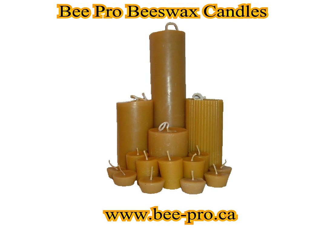 Bee Pro Beeswax Candles All Natural beeswax candles burn s… Flickr