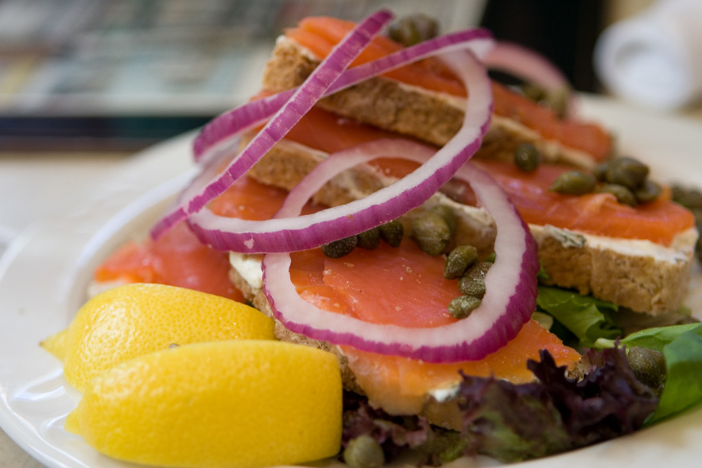Smoked Salmon on "Soda Bread" Irish Embassy Toronto Flickr