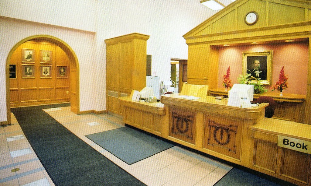Main Desk in Library Van Wert, Ohio First county library… Flickr