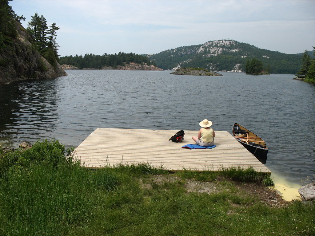 Wife on Lake Landing to Freeland Lake Claude Allaert Flickr