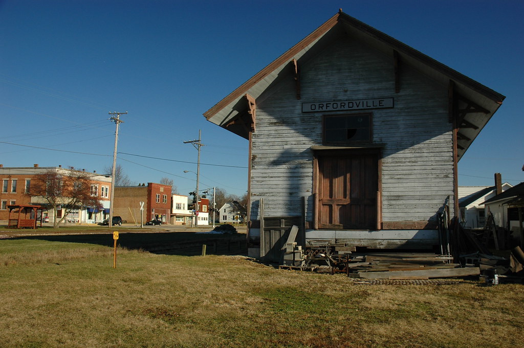 Orfordville Train Depot Old train depot in Orfordville, WI… Flickr