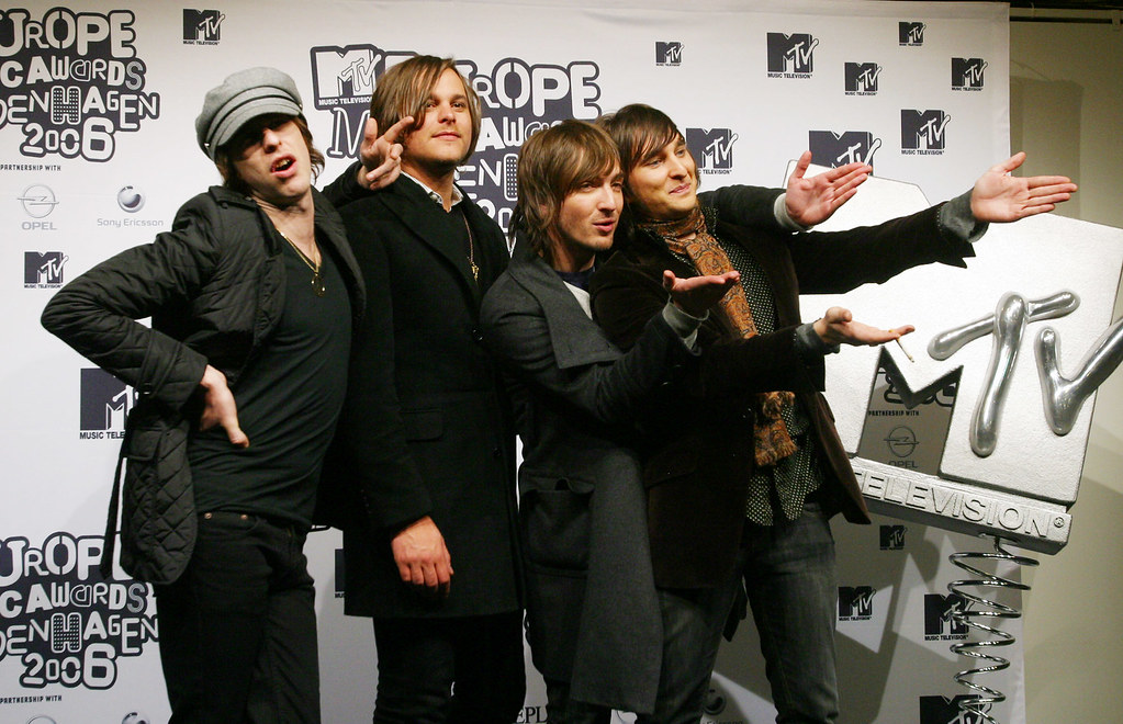 Jet Australian band Jet appear backstage at the MTV Europe… Flickr