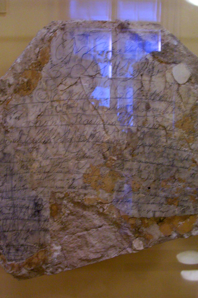 Wall from Ellis Island Names scribbled on the walls of tho… Flickr