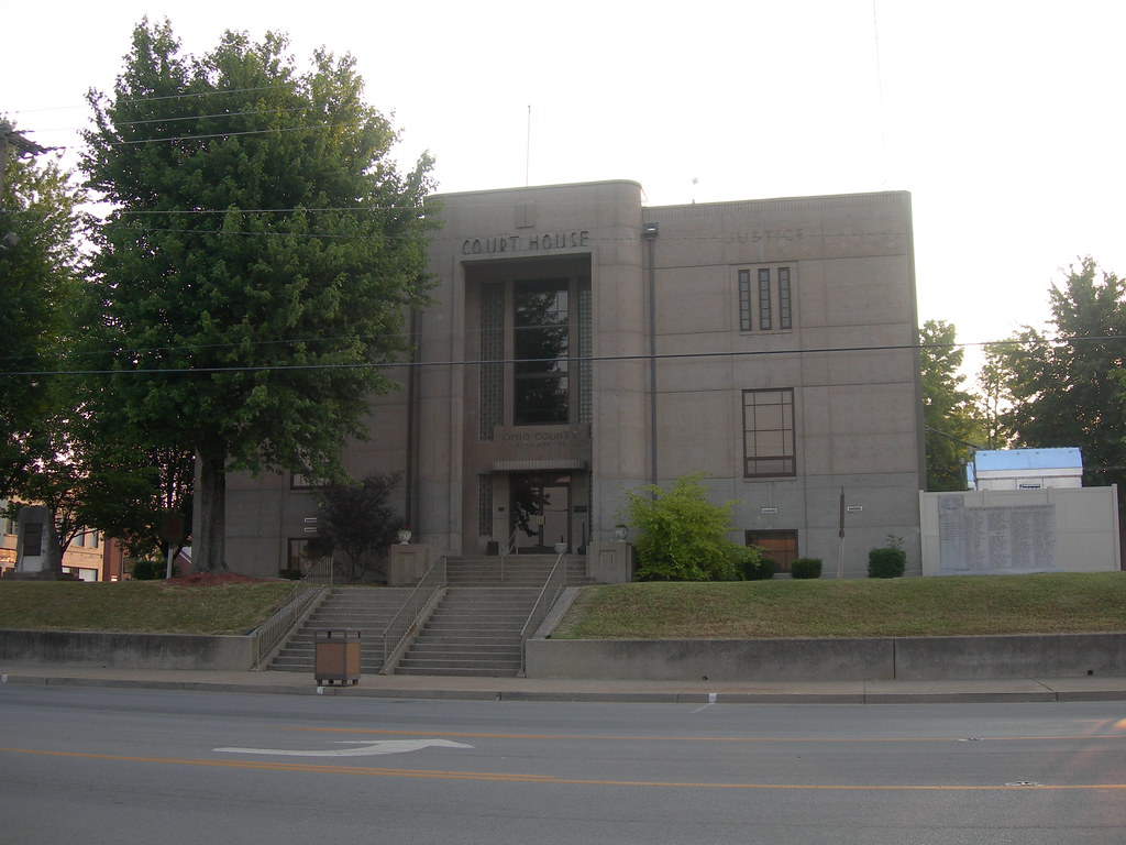 Ohio County Court House Hartford, Kentucky Built in 1941 a… Flickr