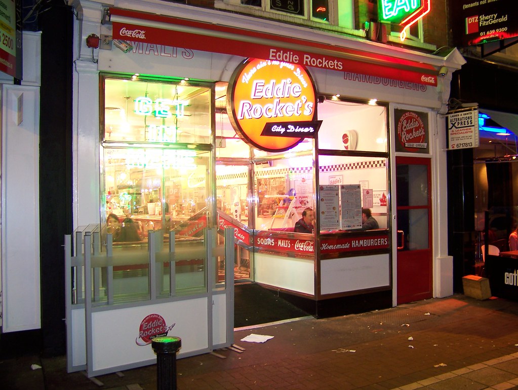Eddie Rocket's in Dublin, Ireland we have Johnny Rocket's … Flickr