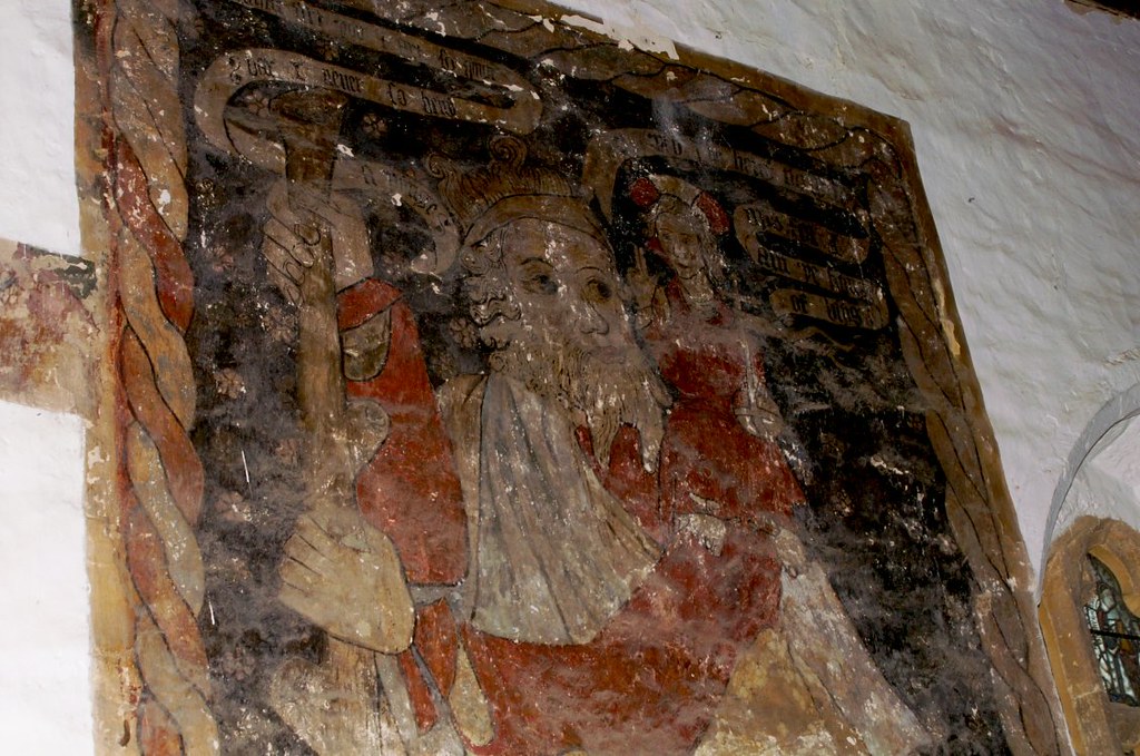 Horley, Oxfordshire St Christopher painted on the north wa… Flickr