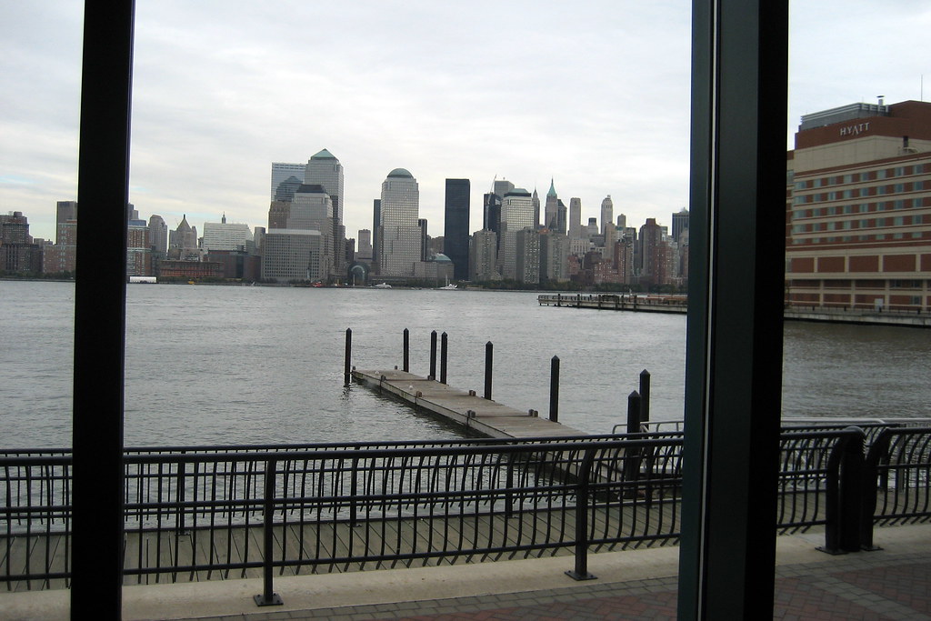 NJ Jersey City Downtown NYC Skyline from Harborside Fin… Flickr