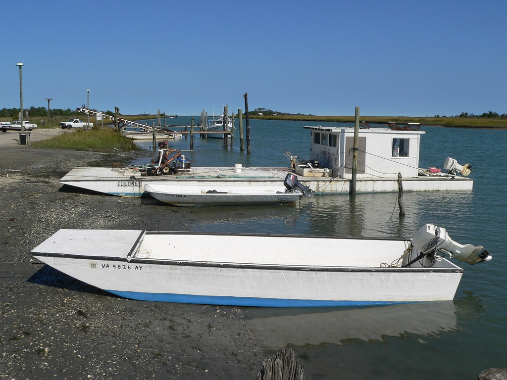 Boats Eastern Shore of Virginia NWR; 01 Oct 05 shell game Flickr