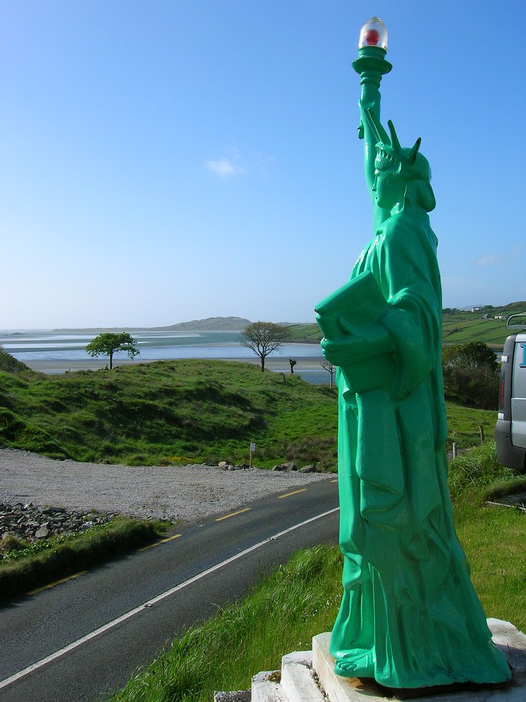Statue of Liberty...Ireland Statue of Liberty in the front… Flickr
