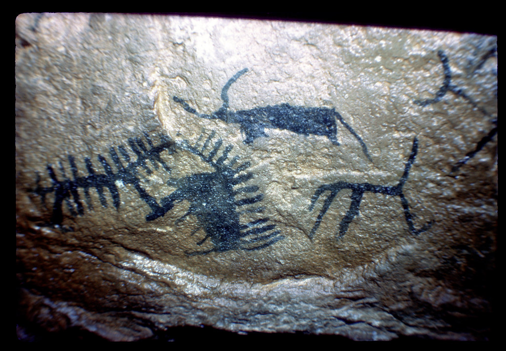Cave painting Ethiopia, 19540r 55. Paul Gingrich photo. 3… Tom
