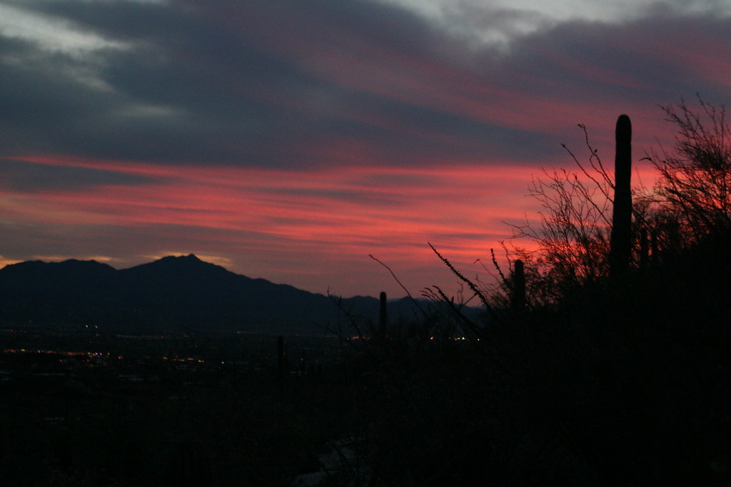 Tucson Sunset The Tucson sunset from the Pima Canyon Trail… Flickr