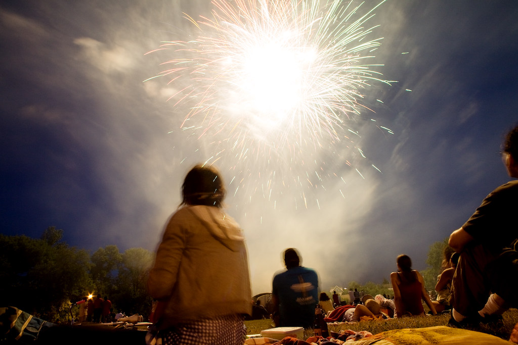 Gordon Park fireworks. Peter DiAntoni Flickr