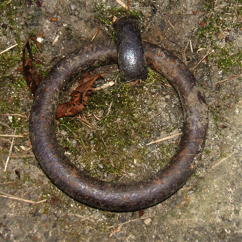 iron ring Old mooring ring, Stroudwater Navigation Raw ima… Flickr