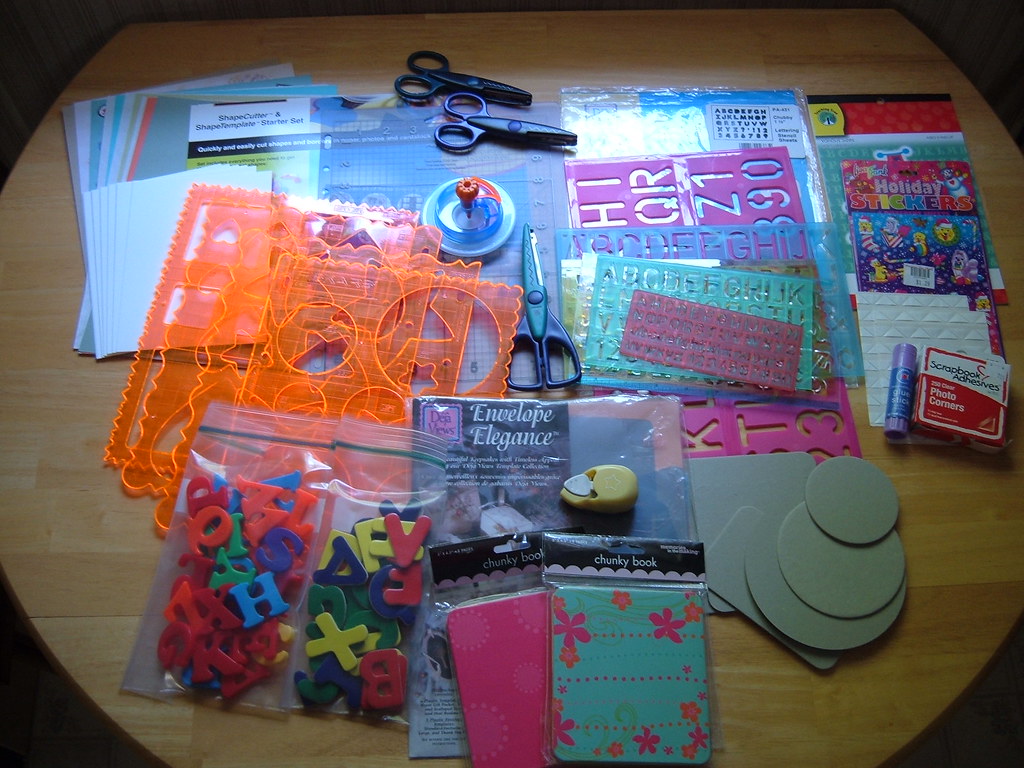 Fiskars paper cutter and misc. scrapbook stuff15.00 Flickr