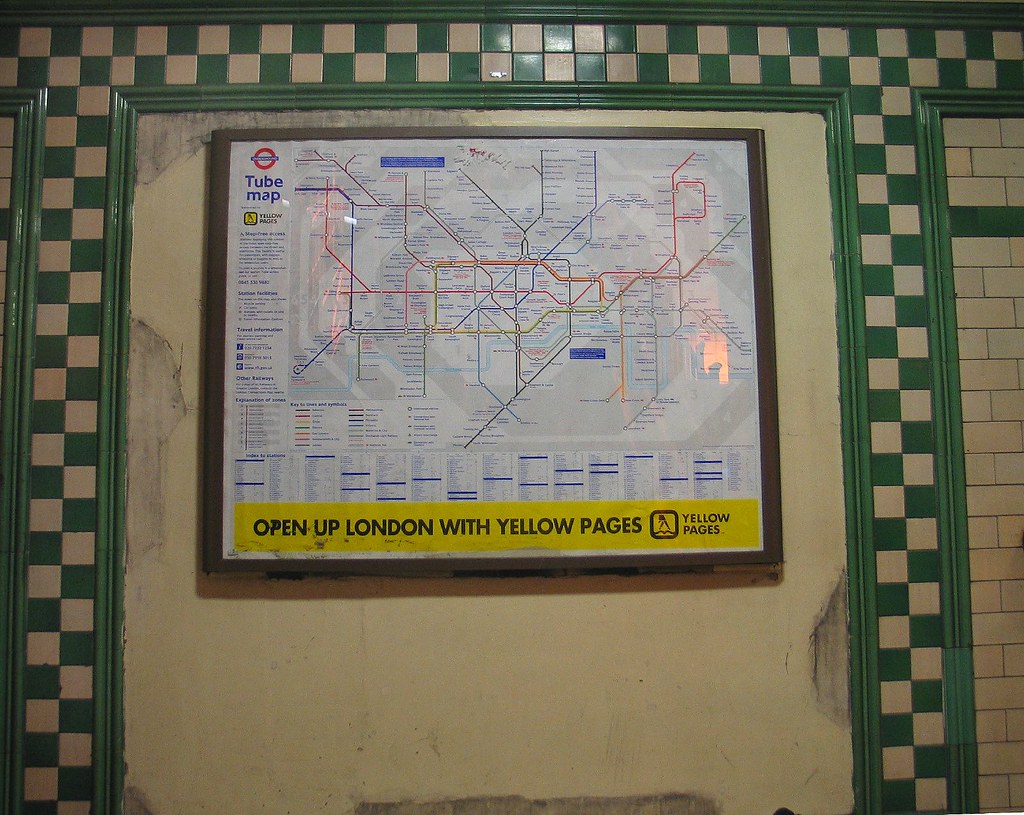 The Tube London Tubemap at Maida Vale station on the Ba… Flickr
