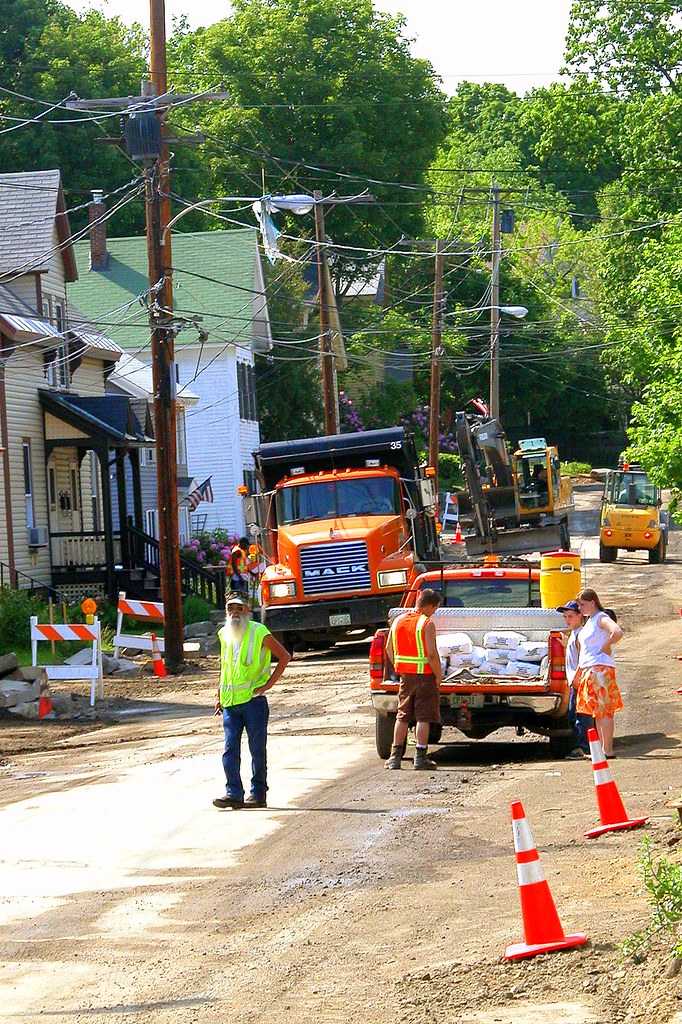 road work Concord is getting "new" roads this summer. By "… Flickr