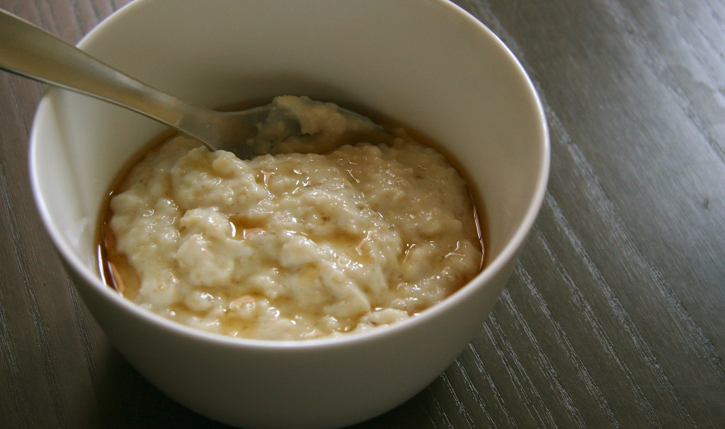 Porridge with maple syrup A great use for my maple syrup p… Flickr