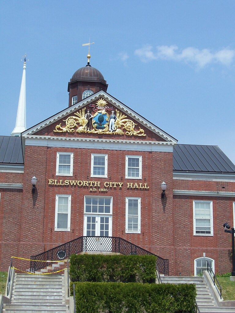 City Hall Ellsworth, Maine Bluejacket Flickr
