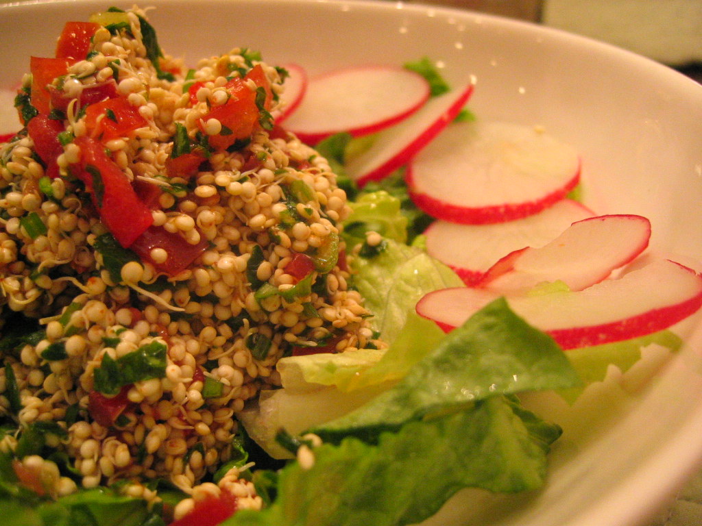 sprouted_quinoa_salad sprouted quinoa, romaine lettuce, li… Flickr