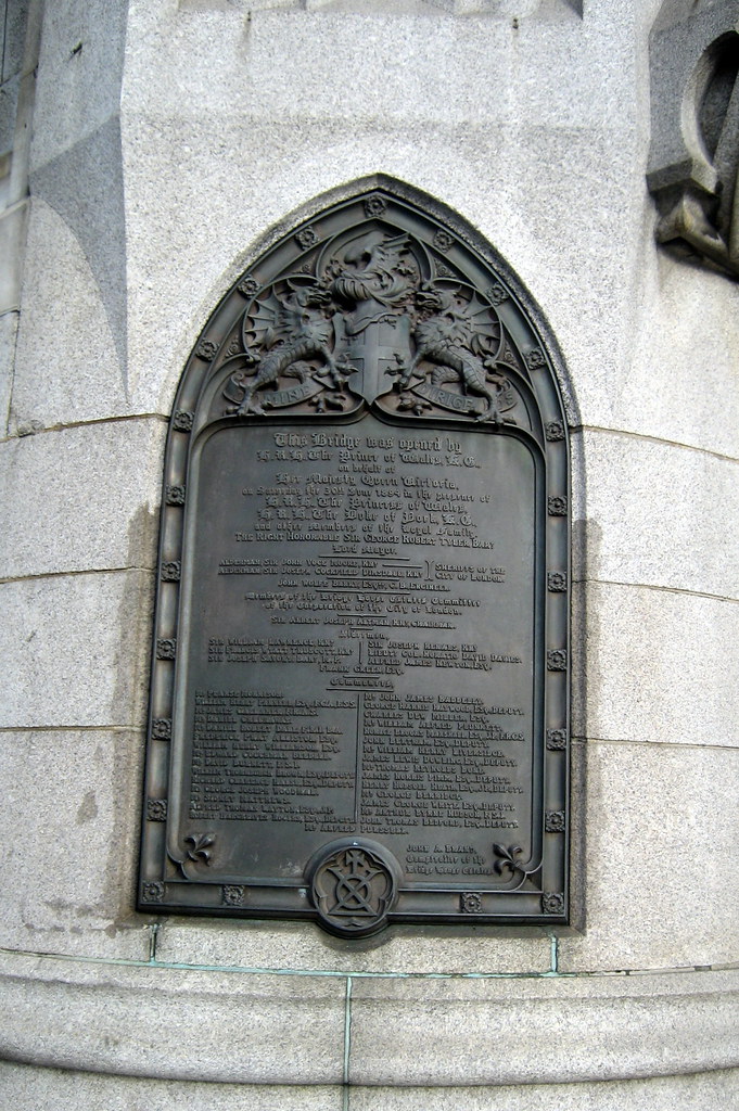 UK London Tower Bridge Opening Plaque This Bridge was… Flickr