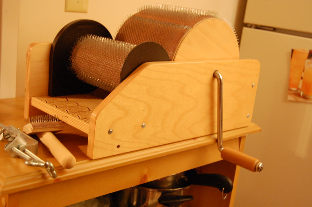 DSC_0499 Louet Drum Carder Louet full size drum carder for… Flickr