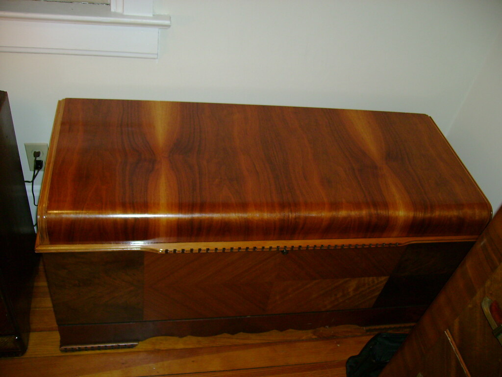 Lane cedar chest after refinishing top Hopefully I'll get … Flickr