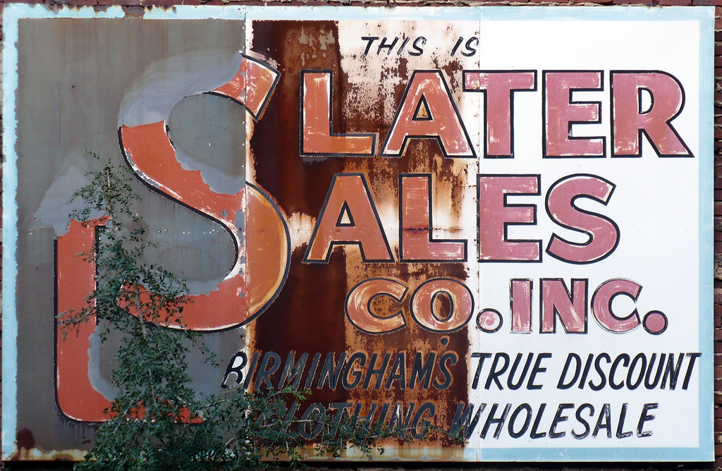 Slater Sales sign Sign for Slater Sales Co. Inc. (on the b… Flickr
