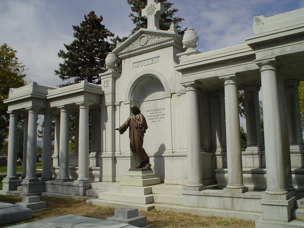 Mullen monument Mullen monument in Mount Olivet Cemetery, … Flickr