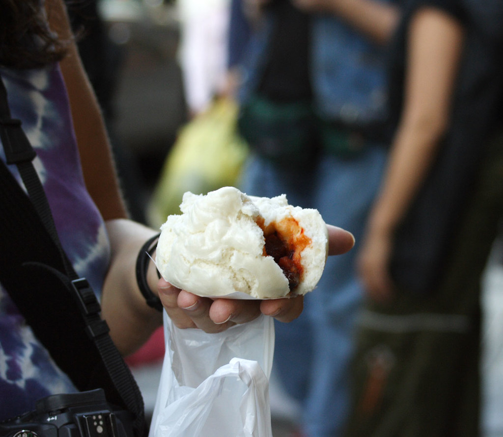behold the power of the bbq pork bun Chinatown SFBAS Flick… Flickr