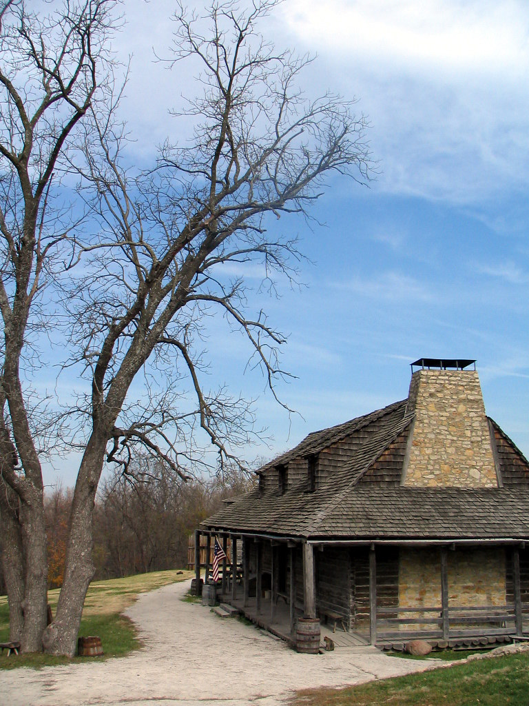Fort Osage The house of the man in charge and his wife. Fo… Flickr