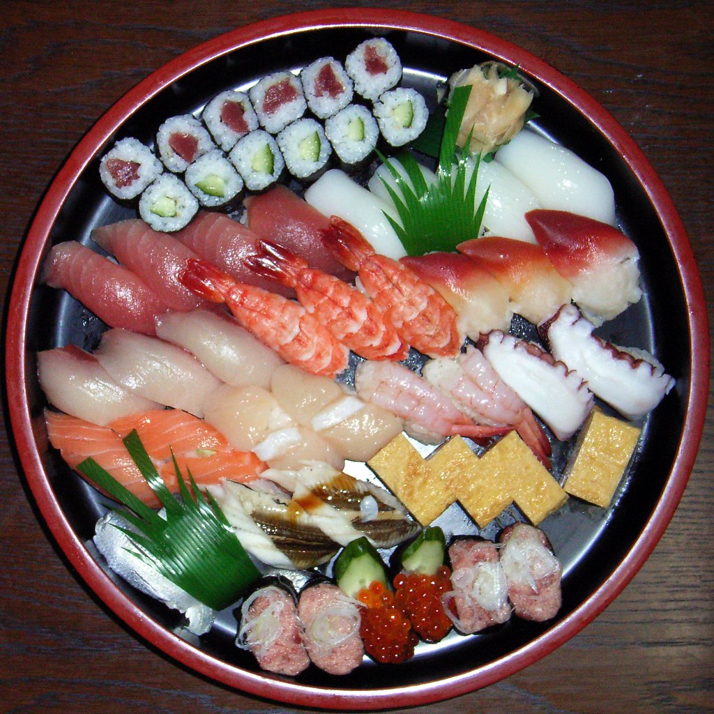 500th photo! Sushi delivery. Dinner of one day. Well, this… Flickr