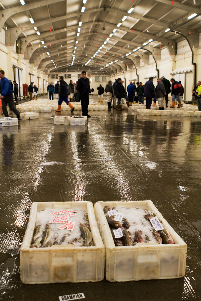 Aberdeen Fish Market People buy the fish during the mornin… Flickr
