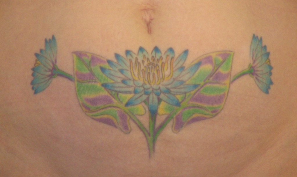 Tattoo of Egyptian Blue Lotus Design by Zera Anderson, tat… Flickr