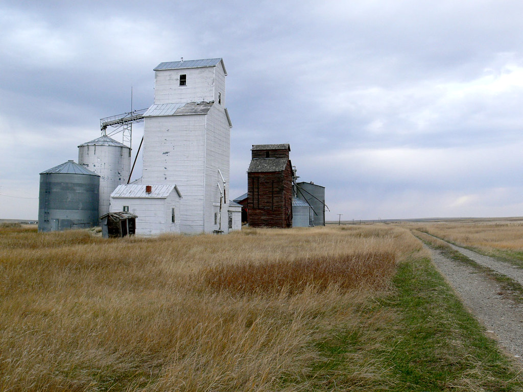 Waltham, Montana Chouteau County. View of grain elevators … Flickr