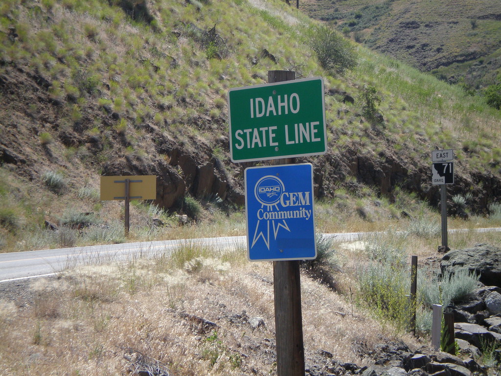 ID71 South Idaho State Line Idaho State Line on ID71 s… Flickr