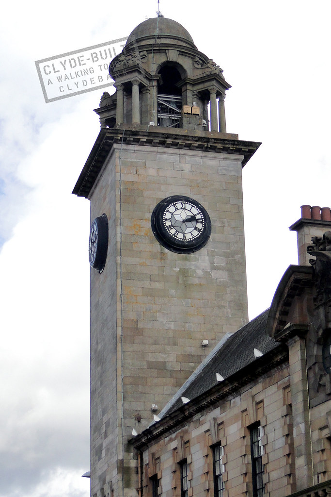 Dumbarton Road and Hall Street (Clydebank Town Hall (and C… Flickr