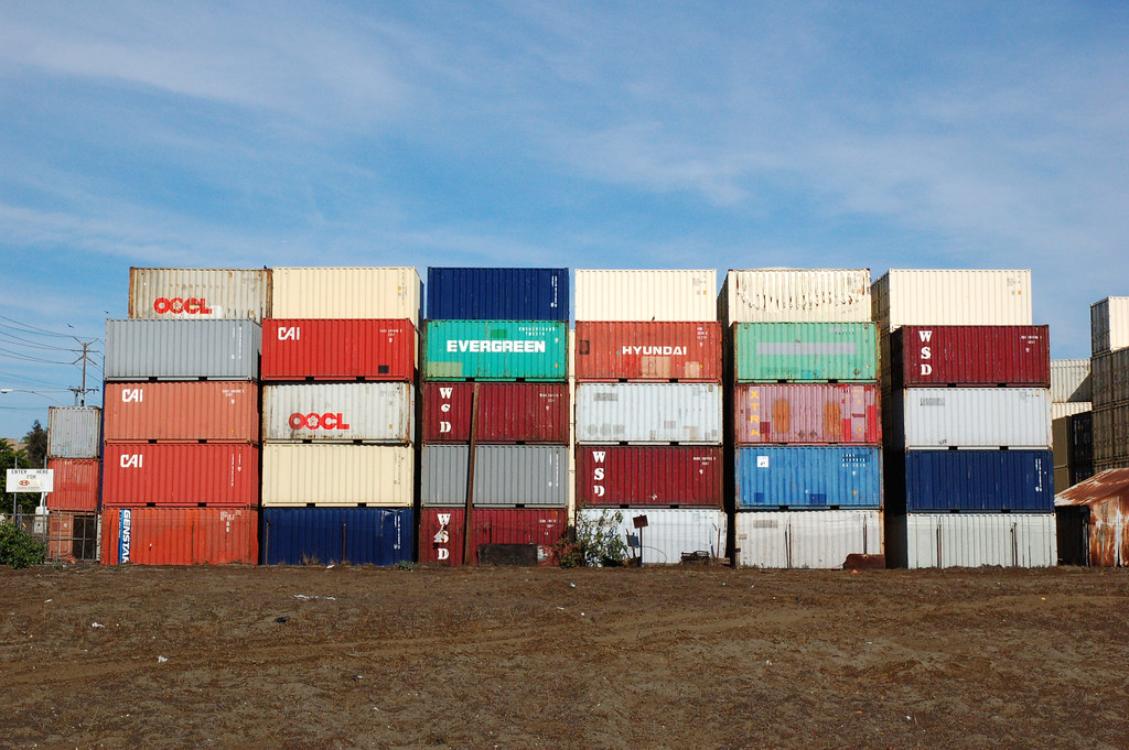 Cargo Containers, Long Beach CA Jonathan Scott Chinn Flickr
