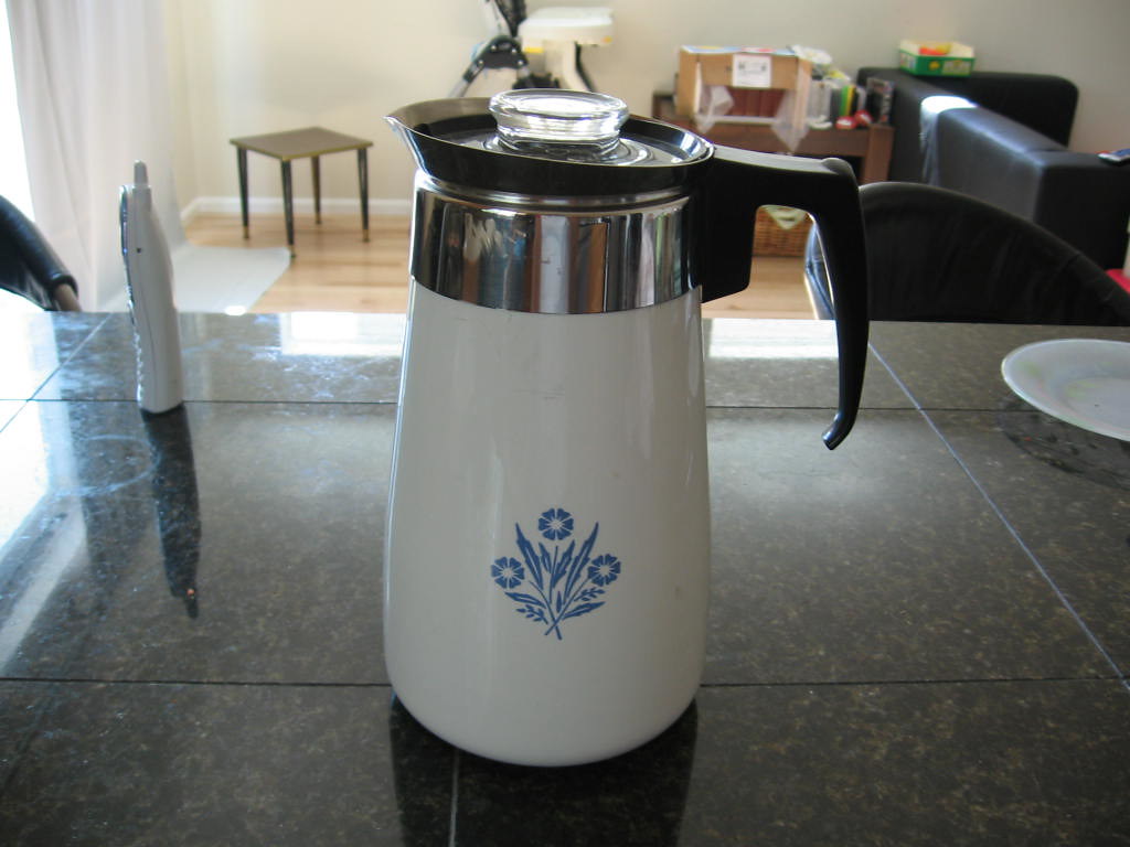 Vintage Corning Ware Percolator Unfortunately, this was a … Flickr