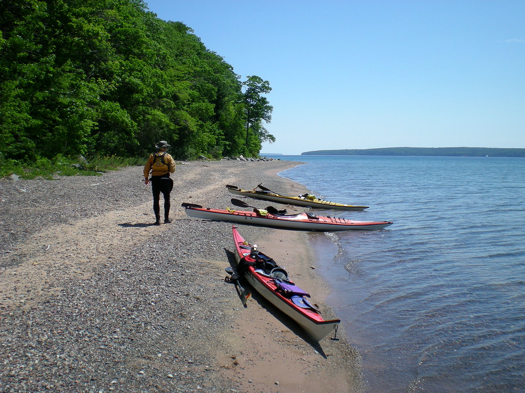 Apostle Islands Hermit Island looking east with Madeline I… Flickr