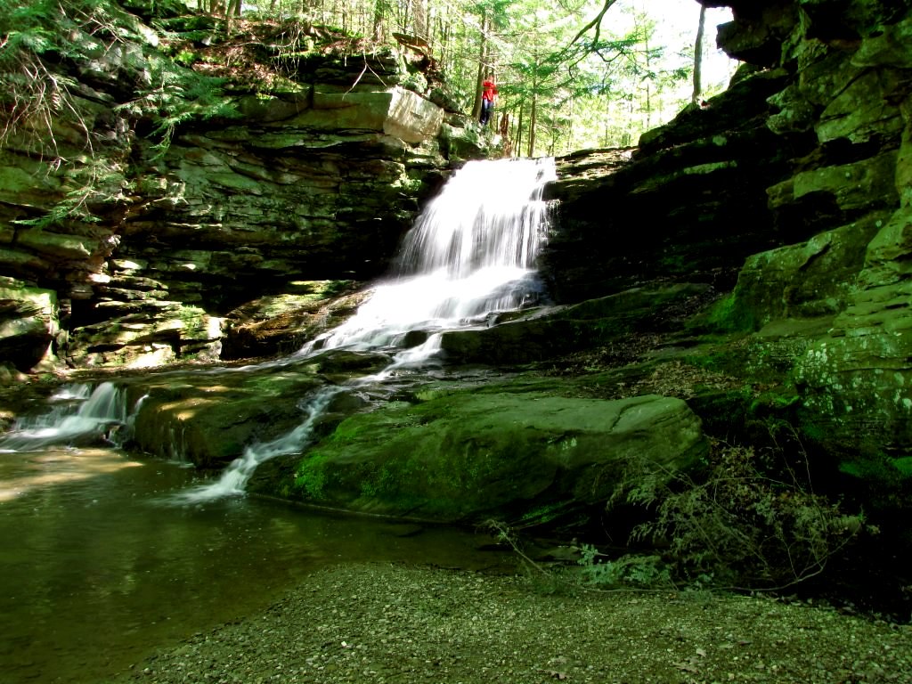 Honey Run Waterfall Taken at Honey Run park near Millwood,… Sandy