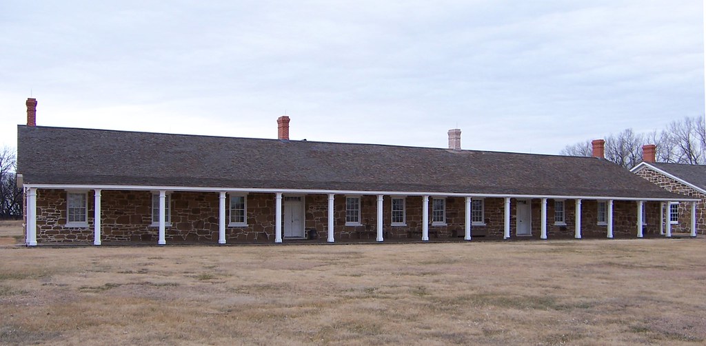 Fort Larned KS Barracks Fort Larned KS protected the Santa… Flickr
