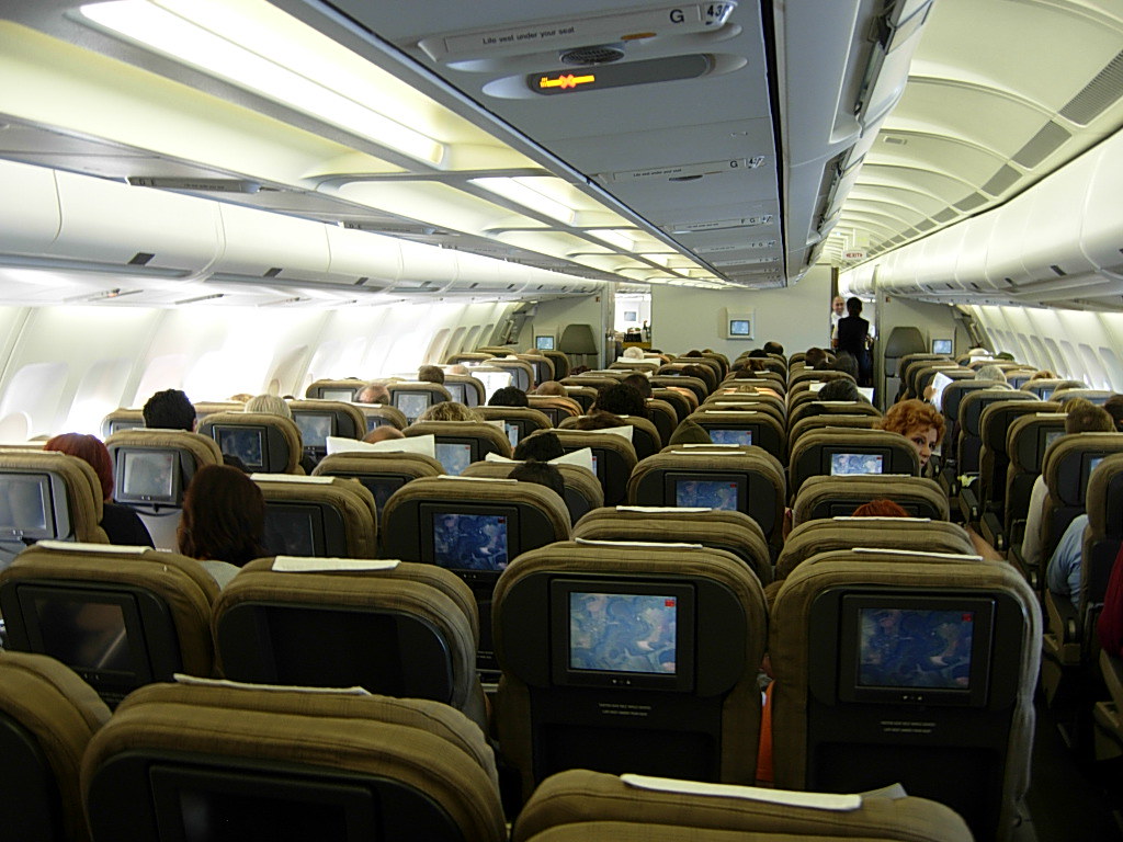 Swiss International Air Lines Airbus A340300 HBJMA Economy Class