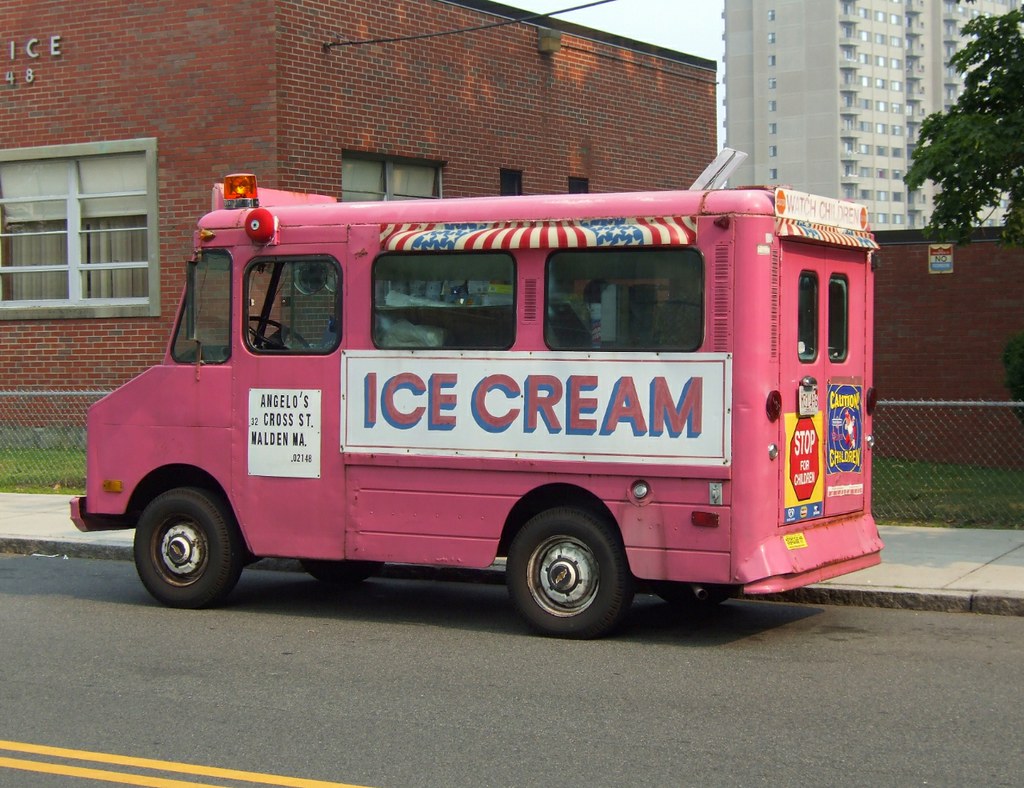 Pink Ice Cream Truck a photo on Flickriver